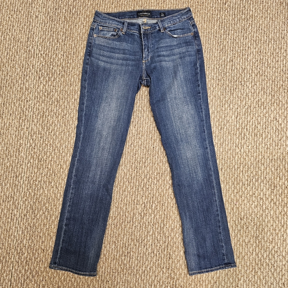 Lucky Brand‎ Jeans Women Size  6/28  Medium Wash Ankle Cheville Straight